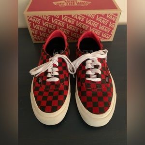 VANS Acer Ni Sp Checker Black/Red W 8.5 M 7